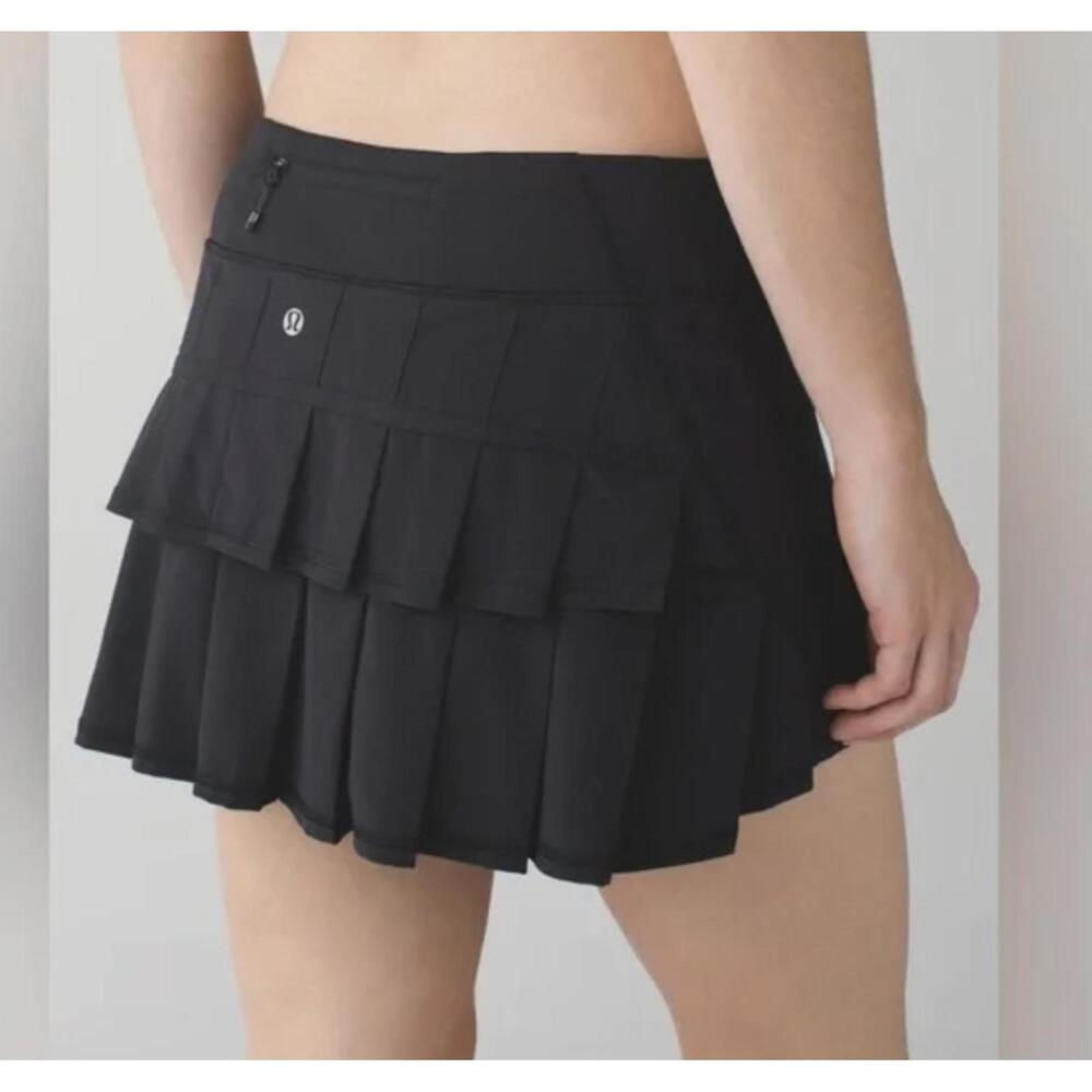 Y2K Lululemon Run: Pace Setter Skirt Black Size 10 | Retired 2012‎ Style | Rare